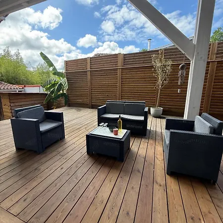 Semesterbostad Belle Maison Basco Landaise Avec Jacuzzi *
